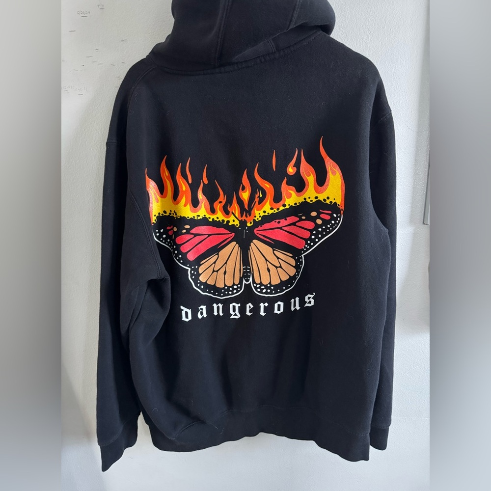 Eldon Dangerous butterfly hoodie size Large - Picture 5 of 7